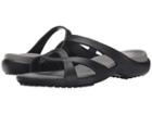Crocs Meleen Twist Sandal (black/smoke) Women's Sandals
