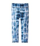 Polo Ralph Lauren Kids Jersey Tie-dye Leggings (little Kids) (navy/blue Multi) Girl's Casual Pants
