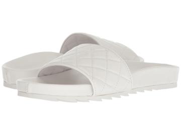 J/slides Edge (white Leather) Women's Slide Shoes