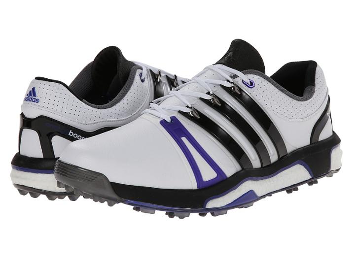 Adidas Golf Asym Energy Boost Rh (running White/core Black/night Flash) Men's Golf Shoes