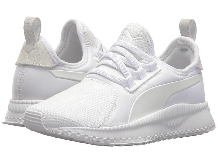 Puma Kids Tsugi Apex Ac (little Kid) (puma White/puma White) Kids Shoes