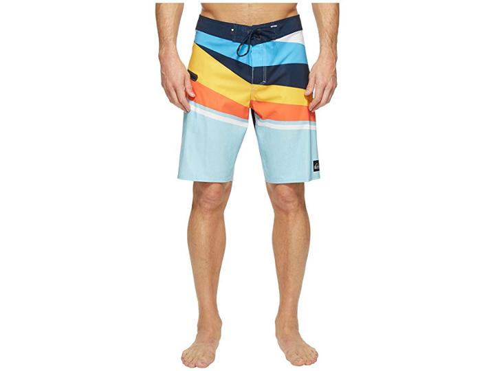 Quiksilver Slash Vee 20 Boardshorts (angel Falls) Men's Swimwear
