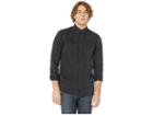 Scotch & Soda Slim Fit Ams Blauw Easy Western Shirt In Simple Authentic Wash (black) Men's Clothing
