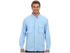 Exofficio Air Striptm Long Sleeve Top (light Lapis) Men's Long Sleeve Button Up