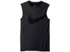 Nike Kids Breathe Top Sleeveless Hyper Gfx (little Kids/big Kids) (anthracite/black) Boy's Sleeveless