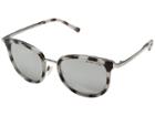 Michael Kors Adrianna I Mk1010 (snow Leopard/silver Tone/silver Mirror) Fashion Sunglasses