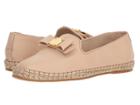 Cole Haan Tali Bow Espadrille (nude Leather) Women's Shoes