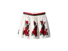 Janie And Jack Floral Woven Skirt (toddler/little Kids/big Kids) (red Floral Print) Girl's Skirt