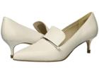 Kenneth Cole New York Shea Bar (white Leather) Women's 1-2 Inch Heel Shoes
