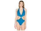 Vince Camuto Shore Shades Ring Monokini (marine) Women's Swimsuits One Piece