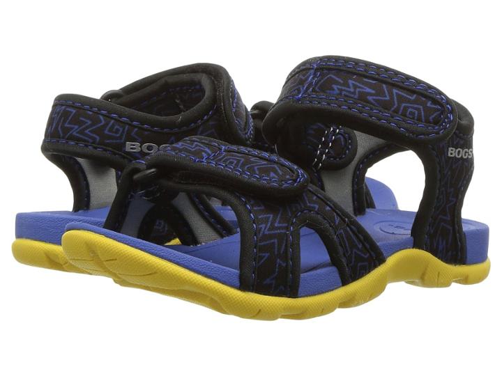 Bogs Kids Whitefish 80s (toddler/little Kid) (black Multi) Boys Shoes