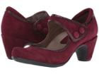 Earth Lucca Earthies (burgundy Suede) Women's Maryjane Shoes