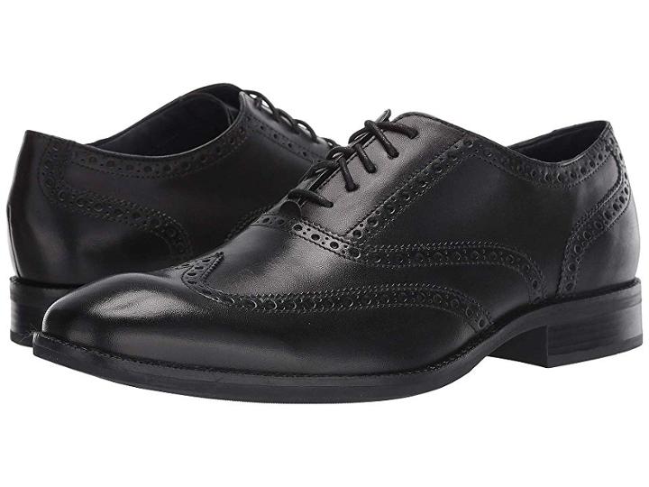 Cole Haan Wayne Wing Tip (black) Men's Shoes