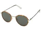 Le Specs Zephyr Deux (vintage Tortoise/khaki Mono) Fashion Sunglasses