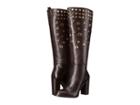 Nine West Quatrina (dark Brown Leather 1) Women's Boots