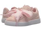 Puma Kids Suede Heart Valentine (little Kid) (pearl/pearl) Girls Shoes