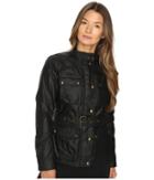 Belstaff Roadmaster 2.0 Signature 6 Oz. Wax Cotton Jacket (black) Women's Coat