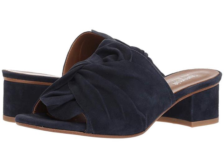 Summit By White Mountain Noelle (blue Suede) Women's 1-2 Inch Heel Shoes
