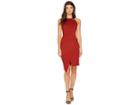 Adelyn Rae Brandi Sheath Dress (rust) Women's Dress
