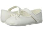 Baby Deer Soft Sole Ballet With Bow (infant) (ivory) Girl's Shoes