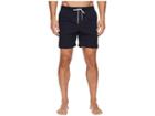 Psycho Bunny Solid Swim Trunks (navy) Men's Swimwear