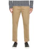 Vince Relaxed Cropped Trousers (dark Canvas) Men's Casual Pants