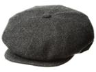 Bailey Of Hollywood Galvin Wool Twill (charcoal Twill) Caps