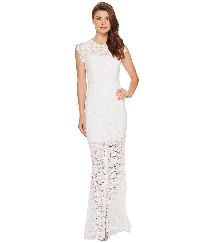 Rachel Zoe Estelle Cutout Maxi Dress (white) Women's Dress