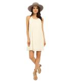 Roxy Passing Sky Solid Dress (sand Piper) Women's Dress