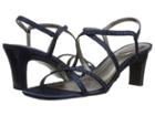 Bandolino Ota (navy Fabric) Women's Sling Back Shoes