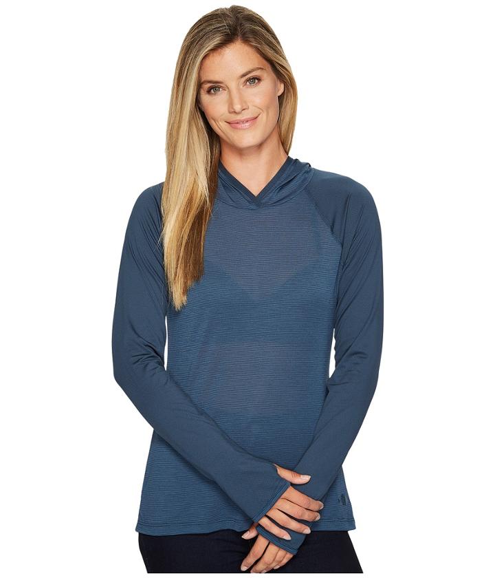 The North Face Reactor Hoodie (ink Blue) Women's Sweatshirt