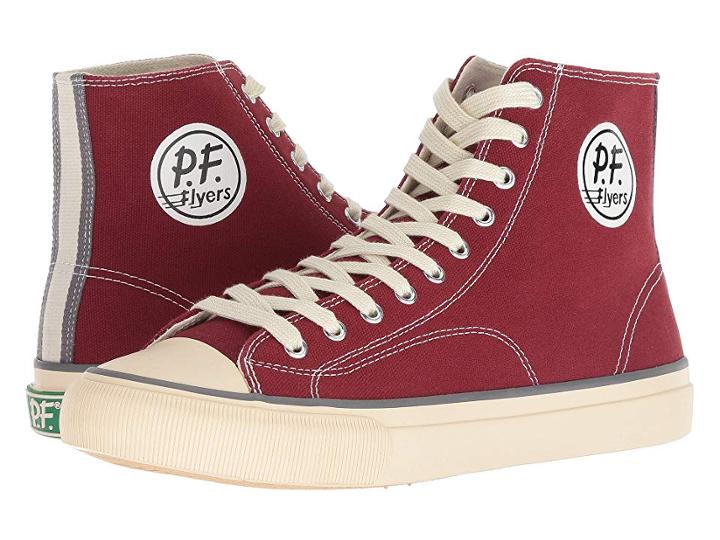 Pf Flyers All American Hi (mercury Red Canvas) Men's Lace Up Casual Shoes