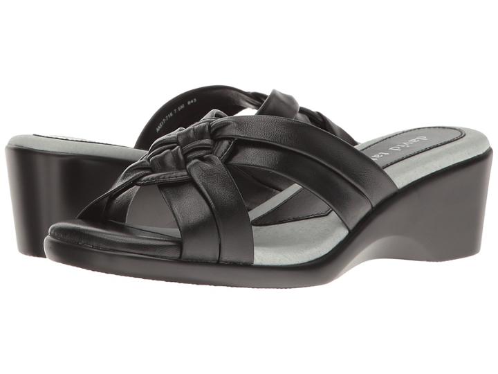 David Tate Verona (black Lamb) Women's Clog/mule Shoes