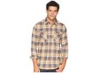 Royal Robbins Performance Flannel Plaid Long Sleeve (blaze) Men's Long Sleeve Button Up