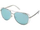 Michael Kors 0mk1024 (shiny Silver-tone) Fashion Sunglasses
