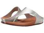 Fitflop Banda Perf (silver) Women's  Shoes