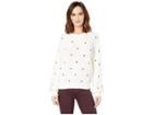 Lucky Brand Polka Dot Sweater (white Multi) Women's Sweater