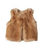 Chloe Kids Sleeveless Faux Fur Vest (little Kids) (nude) Girl's Vest