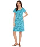 Fresh Produce Daybreak Sadie Dress (luna Turquoise) Women's Dress