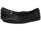 Hush Puppies Michele Madrine (black Leather) Women's Flat Shoes