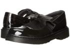 Dr. Martens Kid's Collection Maccy Mary Jane Ii (little Kid/big Kid) (black Patent) Girls Shoes