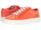 Tory Sport Ruffle Sneaker (sweet Tangerine/sweet Tangerine) Women's Shoes