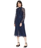 Juicy Couture Kendall Lace Midi Dress (regal) Women's Dress