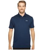 Under Armour Golf Ua Coolswitch Ice Pick Polo (academy/academy/steel) Men's Clothing