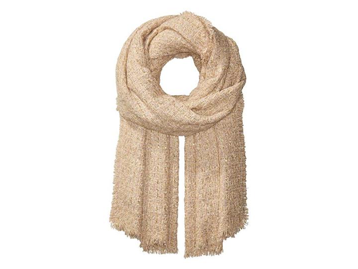 Echo Design Lurex Tweed Wrap Scarf (chai) Scarves