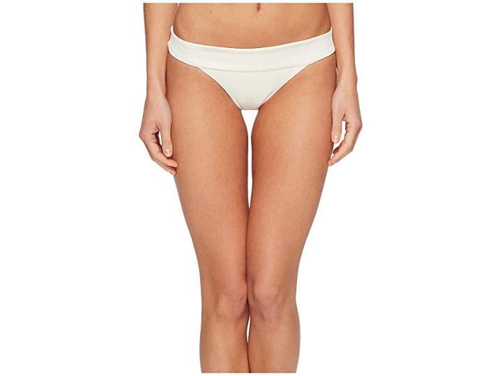 L*space Ridin' High Ribbed Veronica Bottom (cream) Women's Swimwear