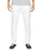 Calvin Klein Jeans Slim Straight Jeans In White Wash (white Wash) Men's Jeans