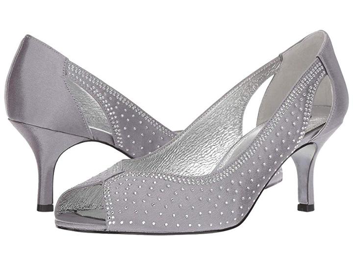 Adrianna Papell Jenna (pewter Sheena Satin) Women's Shoes