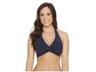 Jets Swimwear Australia Jetset D/dd Cup Twist Front Halter Top (ink) Women's Swimwear