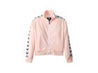 Converse Kids Star Chevron Track Jacket (big Kids) (storm Pink) Girl's Coat